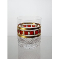 Coffret de 6 verres &agrave; whisky. Collection l'Or Rouge.