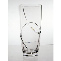 Vase en cristal 25cm. Collection La Spirale.
