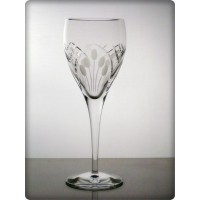 Coffret de 6 verres &agrave; vin blanc. Collection Nostalgie.