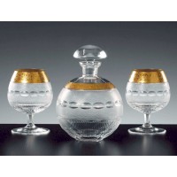 Service &agrave; Brandy de Luxe Or Moser