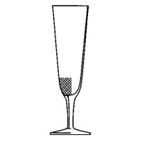 Fl&ucirc;te &agrave; Champagne. Collection Royal.
