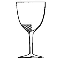 Verre &agrave; eau. Collection Royal.
