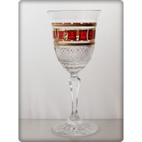 Coffret de 6 verres &agrave; vin blanc - Richmond. Collection l'Or Rouge.
