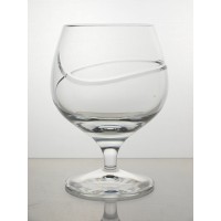 Coffret de 6 verres &agrave; Cognac. Collection La Spirale.