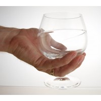 Coffret de 2 grandes verres &agrave; Cognac. Collection La Spirale.