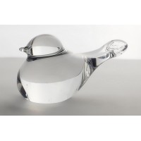 Figurine oiseaux en cristal. Taille : 7cm.