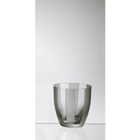 Coffret de 6 verres &agrave; whiskey. Collection Rayure Grise.