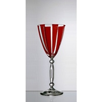 Remplacement d&rsquo;un verre &agrave; vin rouge. Rayure Rouge. 