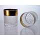 Coffret de 2 verres à whisky. Le Cristal et l'Or.