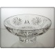 Coupe en cristal 20cm. D&eacute;coration pissenlit.