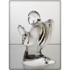 Figurine ange en cristal. Taille : 10cm.