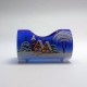 Christmas candle holder - red